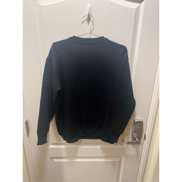 KLUBBFOR MATERIAL GIRL KNIT SWEATSHIRT BLACK vintage size S - Picture 3 of 4